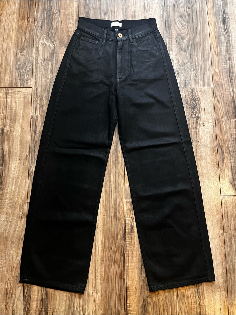 DL1961 TAYLOR RELAXED BARREL Ultra High Rise Jeans Black 24/25